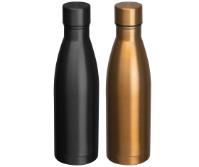 Double wall vacuum bottle