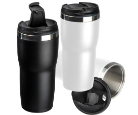 Double wall stainless steel drinking bottle