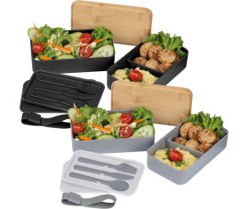 Lunchbox with two compartments