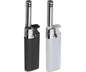 Lighter with attachment for candles