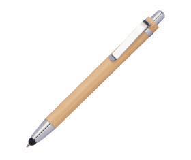 Bamboo ballpen with touch function