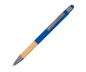 Ball pen with bamboo grip zone