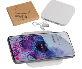 Wireless charger with 2 USB ports