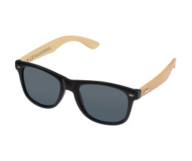 Sunglasses with bamboo temples