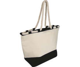 Beach bag with drawstring