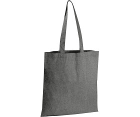 Recycled cotton bag with long handles