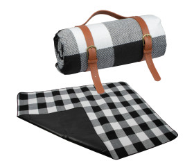 Picnic blanket with handle