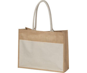 Jute bag with leader