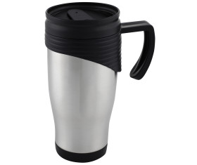 Stainless steel travel mug