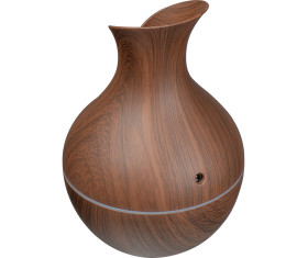 Humidifier with dark wood look