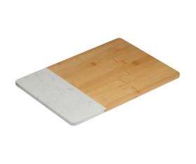 Bamboo and marble cutting board