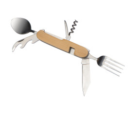 bamboo camping cutlery