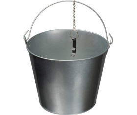 Zinc bucket with bottle opener