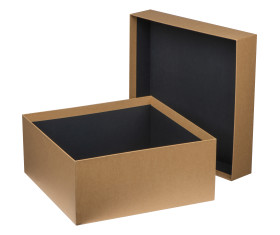 Large cardboard gift box