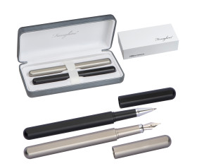 Ferraghini Writing Set with Rollerball and Fountain pen