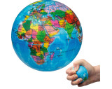 Squeeze ball in globe shape