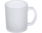Coffee mug, transparent frosted