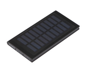 Solar Powerbank aus Metall 8.000mAh