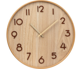 Wanduhr aus Holz