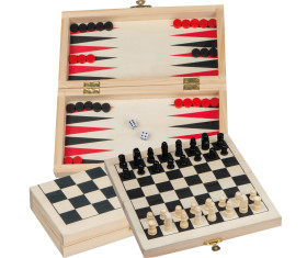 Backgammon - Schach -Dame Spiel