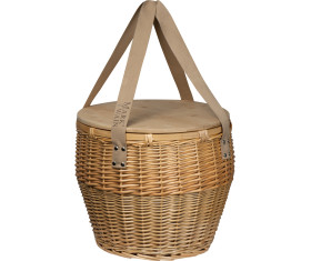 Mark Twain Picknickkorb aus Rattan