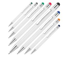 Stylo à bille rétractable en aluminium