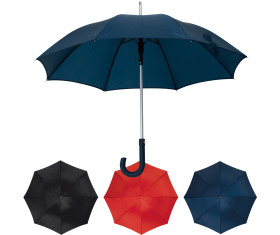 Parapluie automatique avec tige en aluminium