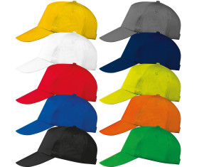 Casquette unicolore en coton