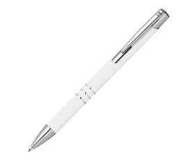 Stylo à bille avec surface caoutchoutée