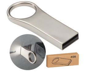 Clé USB en métal dune capacité de 4 GO