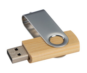 Clé USB Twist avec corps en bois moyen 8GO