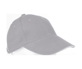 Casquette 6 Panel Sandwich heavy-brushed