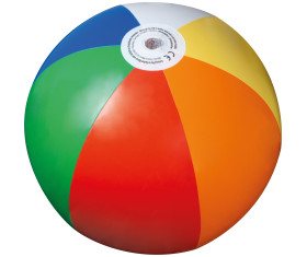 Ballon de plage multicolore