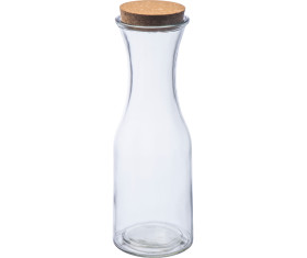 Carafe en verre avec couvercle en liège 1.000 ml