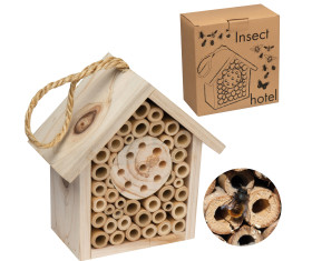 Hôtel pour insectes en bois