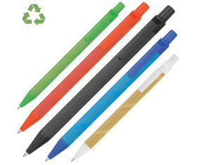 Pen van gerecycled papier en mais